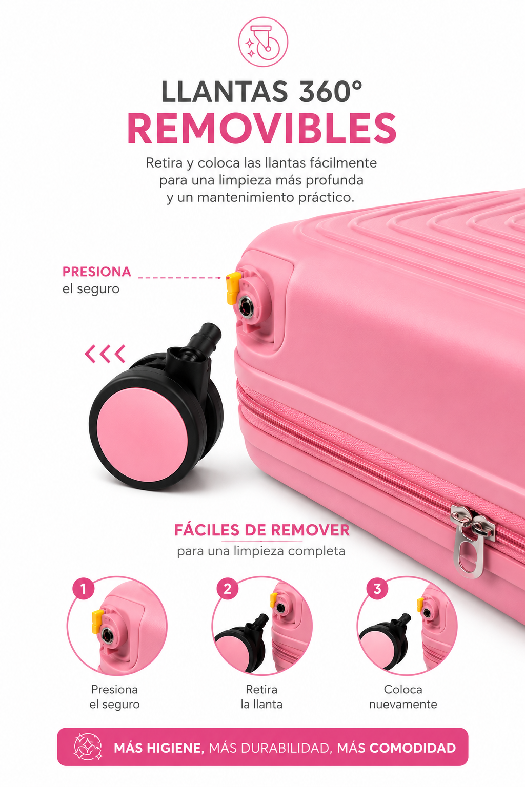 Maleta M rosa