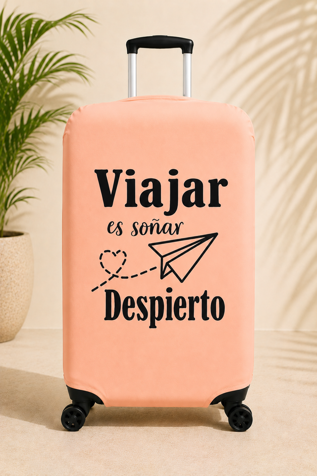 Forro de maleta palo rosa (viajar es soñar)
