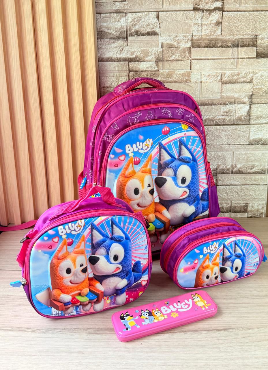 Morral Escolar Oficio Bluey