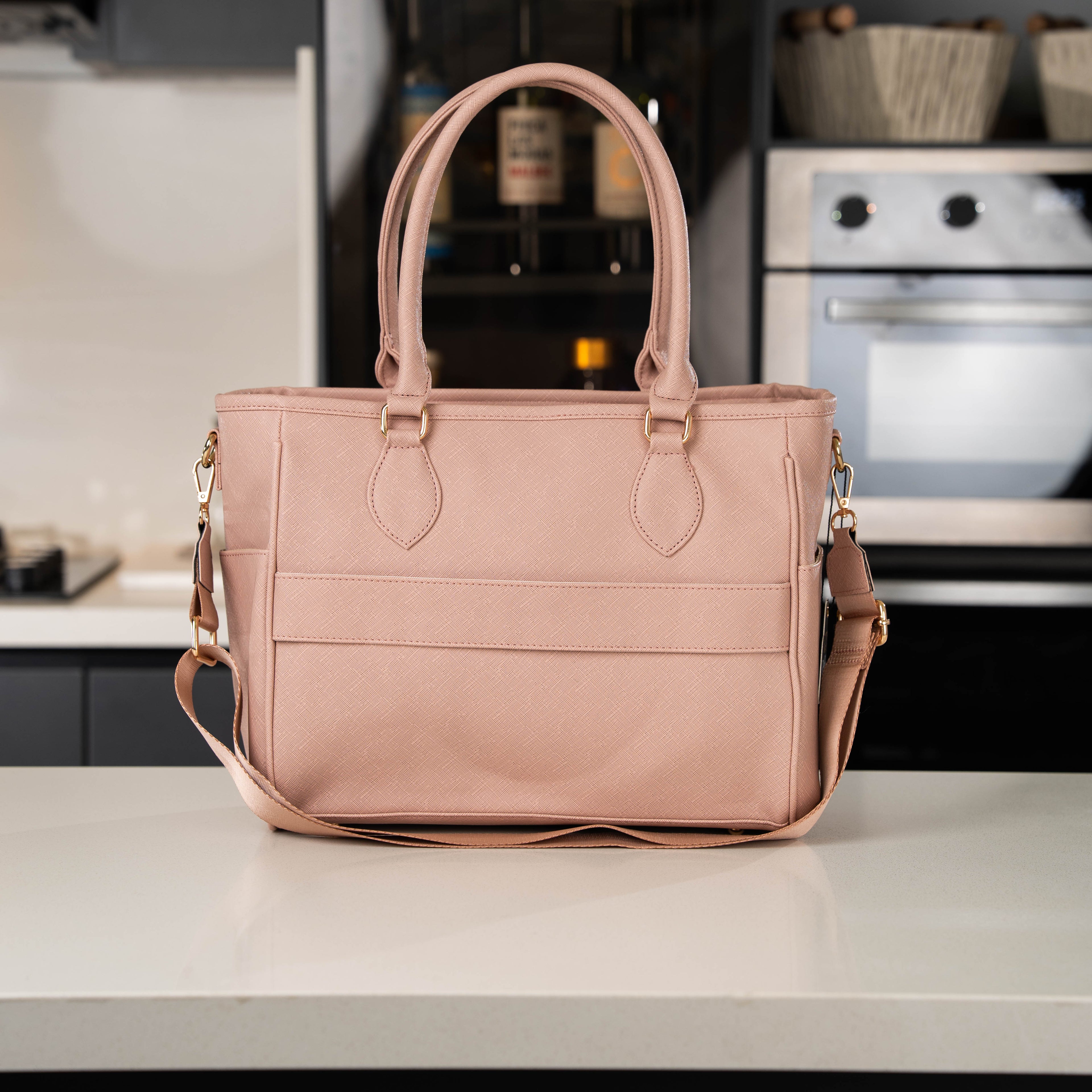 Bolso Rag Clear palo rosa