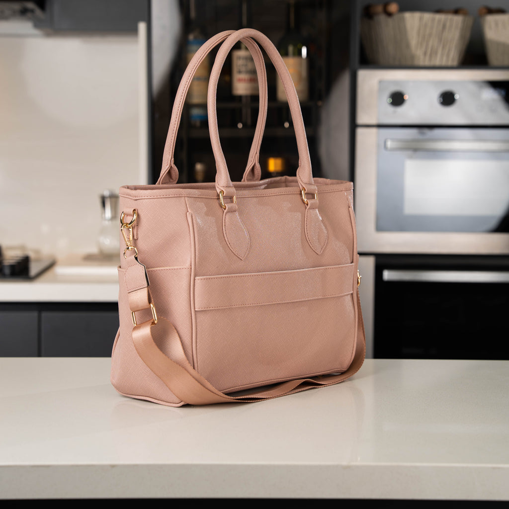 Bolso Rag Clear palo rosa