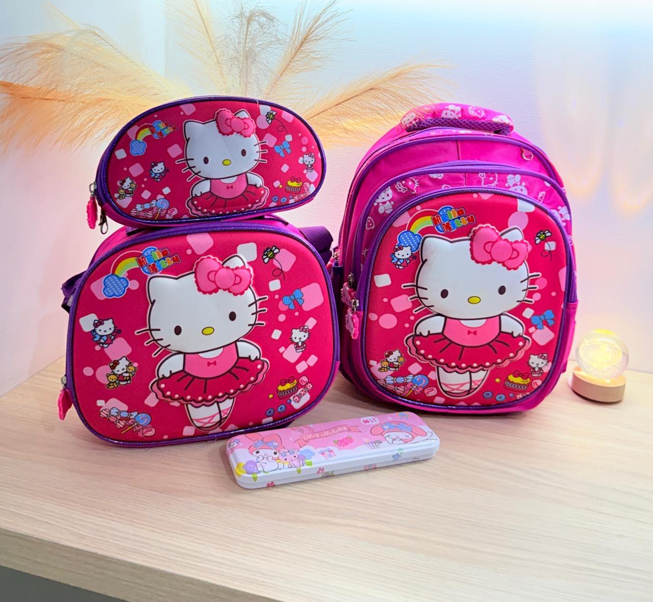 Morral Escolar Carta Hello Kitty