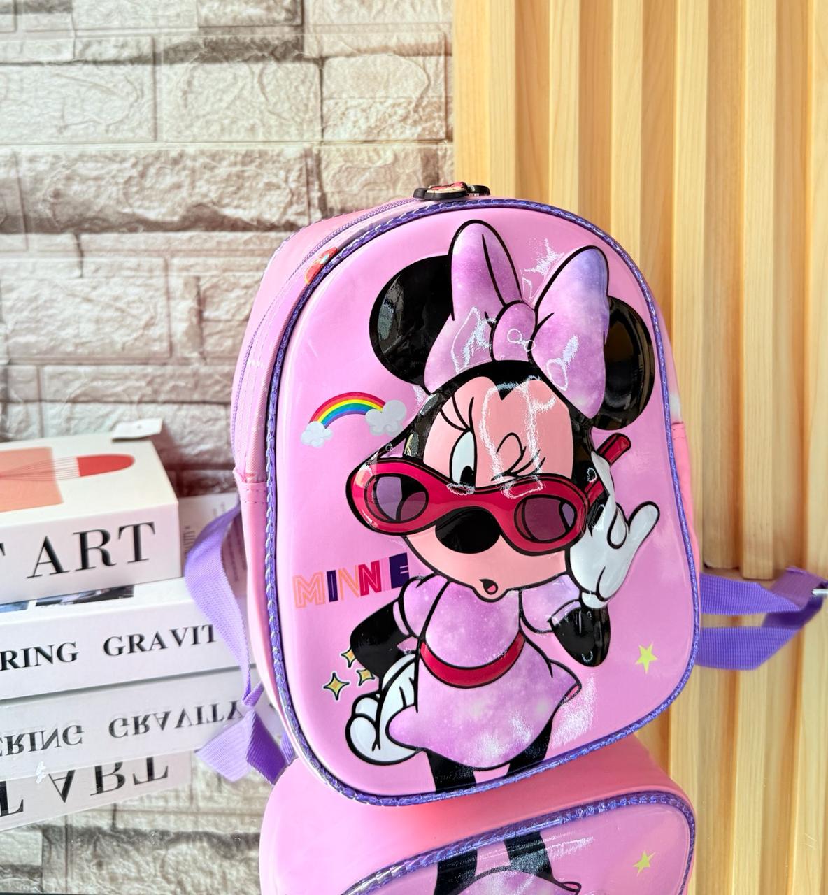 Morral Escolar Carta Minnie