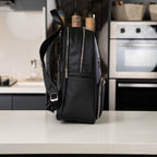 mochila raga cierre plateado