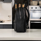 mochila raga cierre plateado