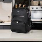 mochila raga cierre plateado