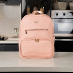 mochila raga cierre dorado